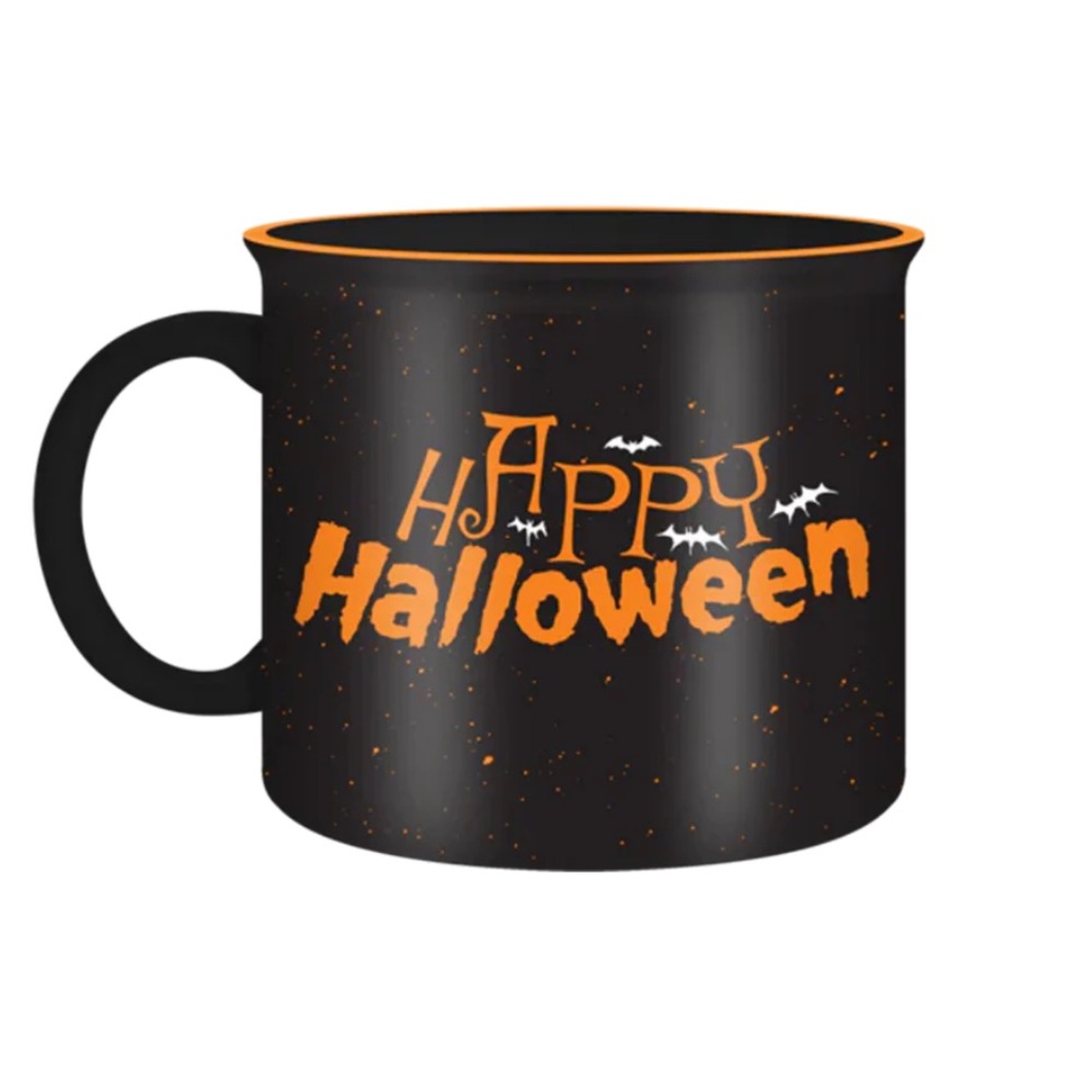 Peanuts nwt snoopy HAPPY HALLOWEEN PUMPKIN PATCH 20Z CERAMIC CAMPER MUG - Picture 2 of 3